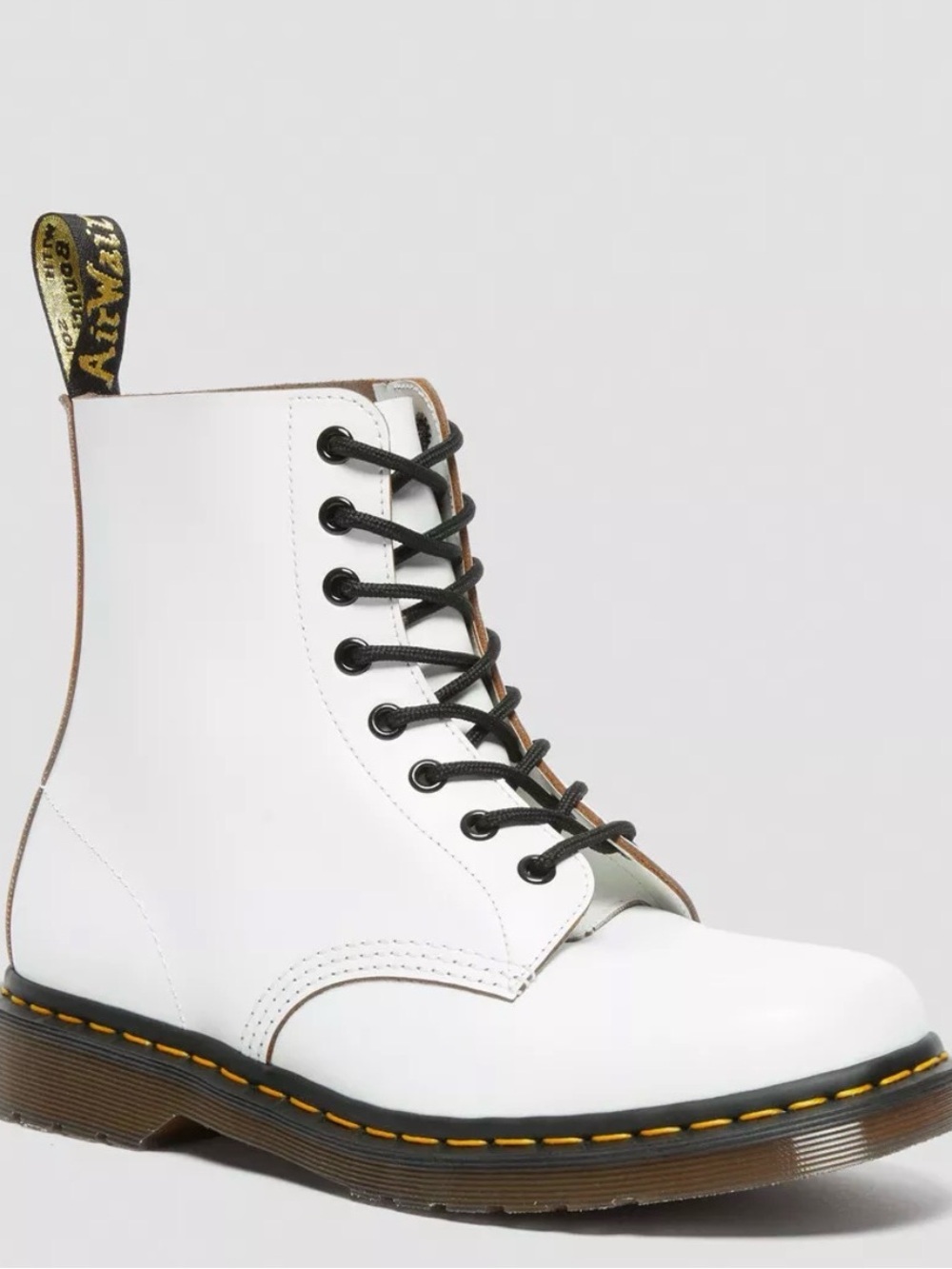 Dr. Martens Black Textile-Lined Boot Interior